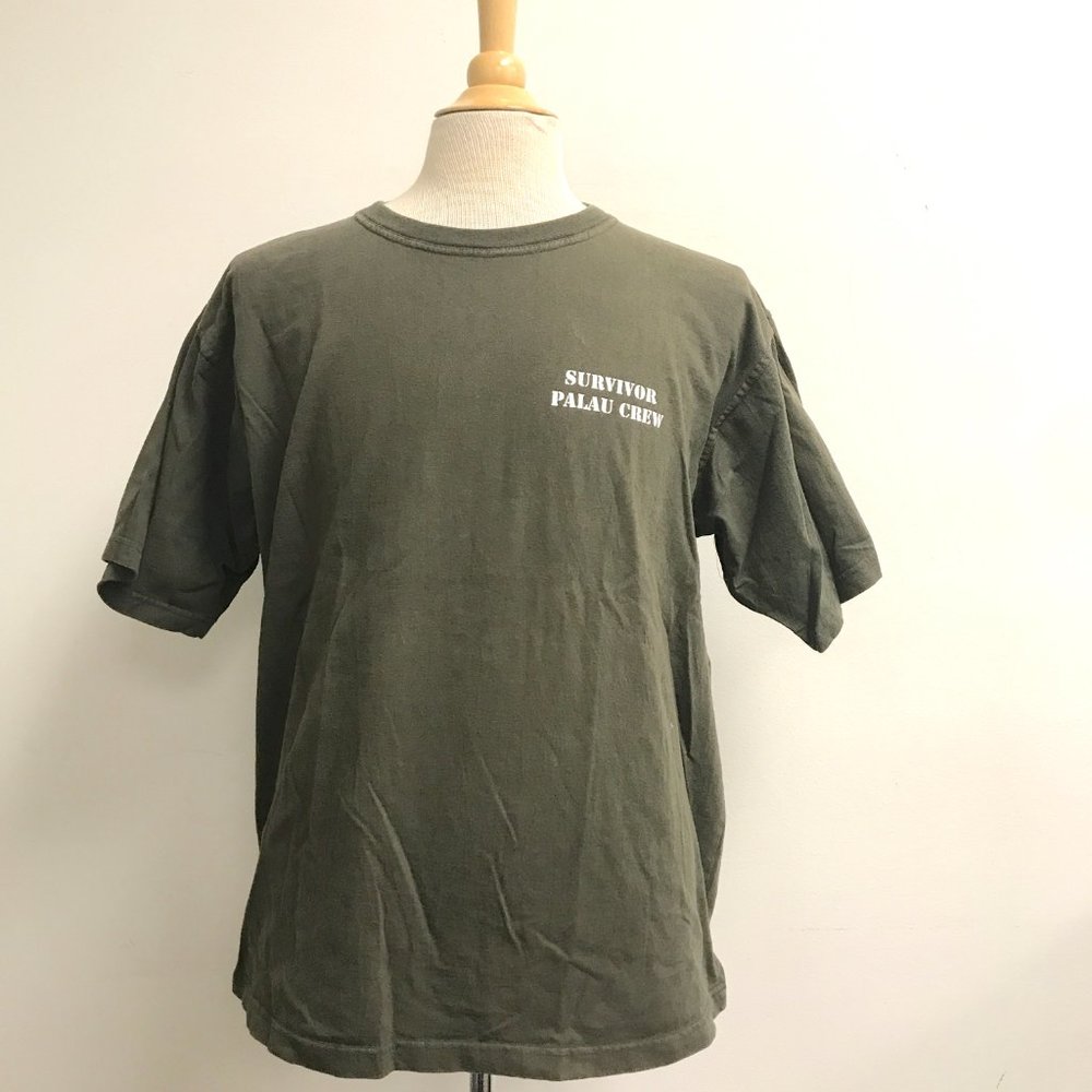 Survivor Palau film Crew cottot shirt season 10 XL 2004 vintage philippines